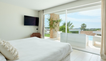 Master bedroom views Resa estates cala comte for sale Ibiza .jpg